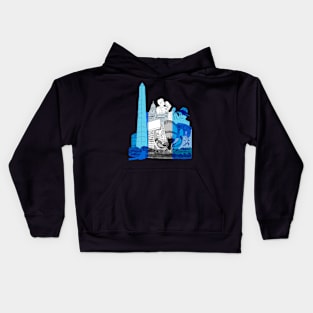 Argentina Old Flag Kids Hoodie